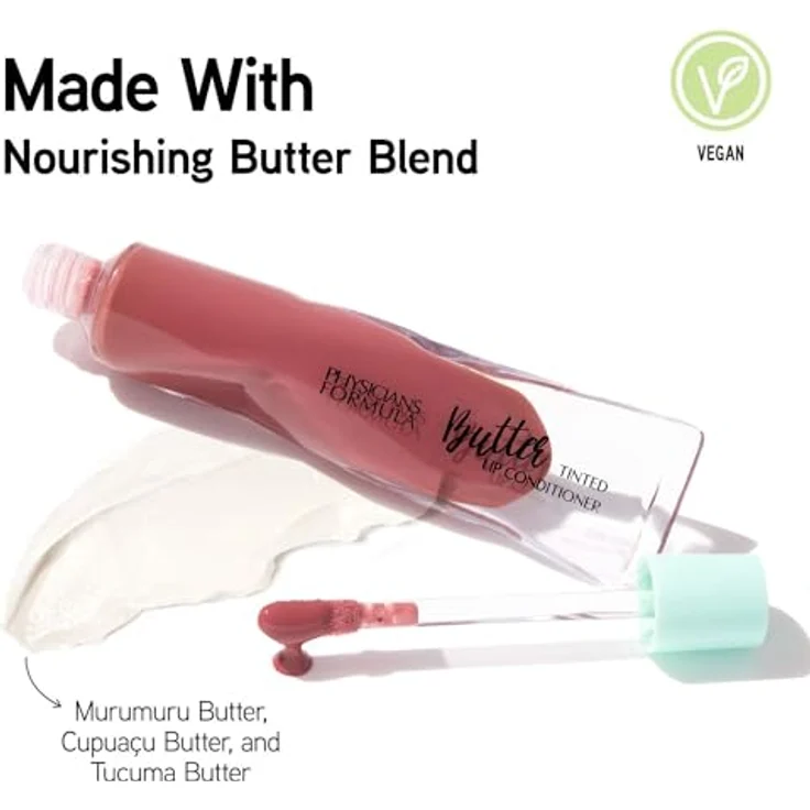 Physicians Formula Butter pflegendes Lipgloss, Brazilian Berry, 7,9 ml - intensive Feuchtigkeitspflege für geschmeidige Lippen – Bild 5