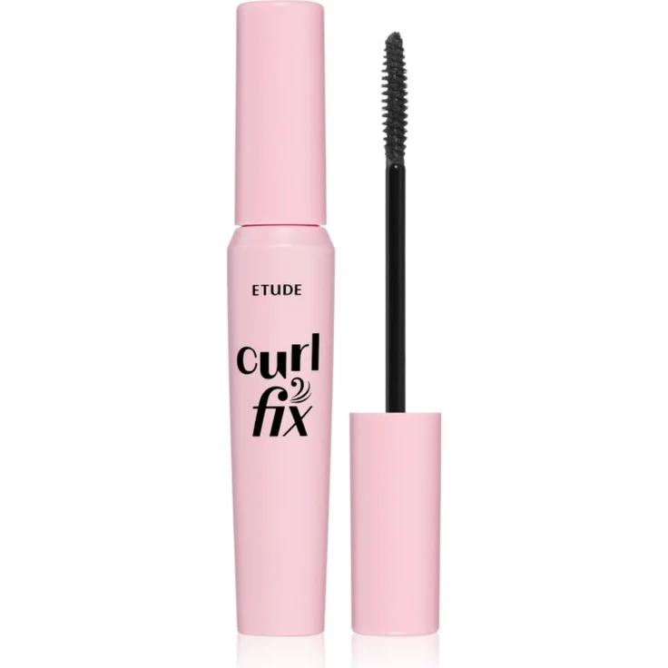 ETUDE Curl Fix Mascara, wasserfester Mascara für mehr Volumen und lange Wimpern, Farbton Black, 8 g