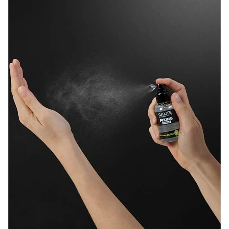 SANTE Gesichtsgel Long Lasting Fixing Spray Pro, 50 ml, mit Aloe Vera Puder und Bio-Zutaten – Bild 4