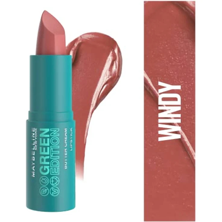 Maybelline New York Green Edition Buttercream Lipstick 015 Windy, 3,4 g – Bild 2