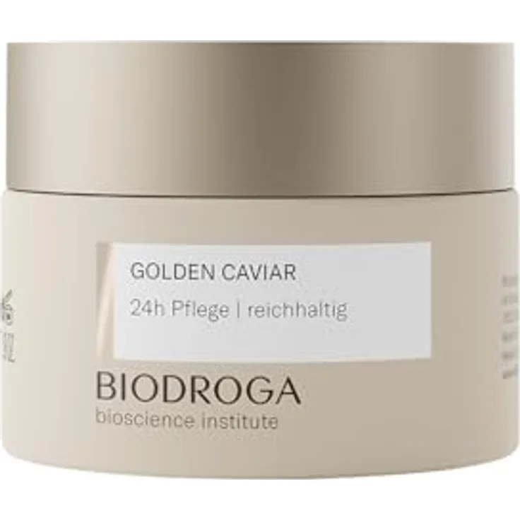 BIODROGA Bioscience Institute - GOLDEN CAVIAR 24h Pflege reichhaltig 50ml - Luxuriöse Hautpflege aus dem Schwarzwald für trockene und anspruchsvolle Haut – nährende, feuchtigkeitsspendende Hautpflege