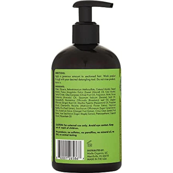 Mielle Organics Honig/Rosmarinminze stärkend/ohne Ausspülen Conditioner/Kopfhautöl, 2-teiliges Sortiment, 414,0 ml, mit Biotin-infundiert – Bild 4