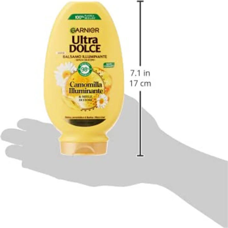 Garnier Balsamo Crema Camomilla e Miele, Capelli Chiari, 250ml – Bild 3