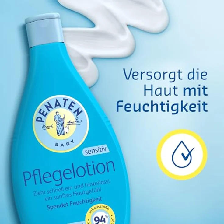 Penaten Klassik Pflegelotion Babykörpercreme 400 ml – Bild 4
