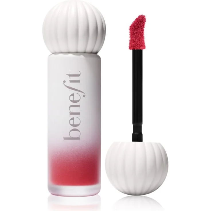 Benefit Plushtint matter, feuchtigkeitsspendender flüssiger Lippenstift, Farbton 18 Feather Boa, 6 ml