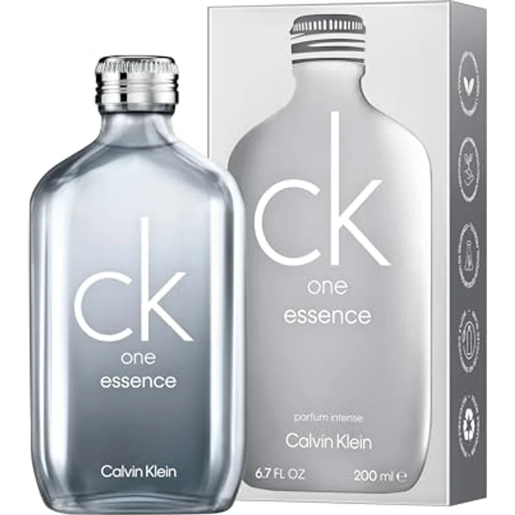 Calvin Klein CK One Essence Parfum Intense Unisex 200 ml - Elegantes blumig-orientalisches Eau de Parfum, langanhaltender Signature-Duft – Bild 2