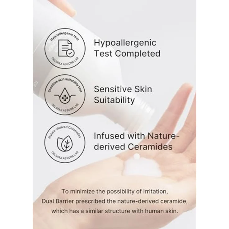 celimax Dual Barrier Creamy Toner 150ml, sanfte Gesichtsreinigung für eine hydratisierte Haut – Bild 5