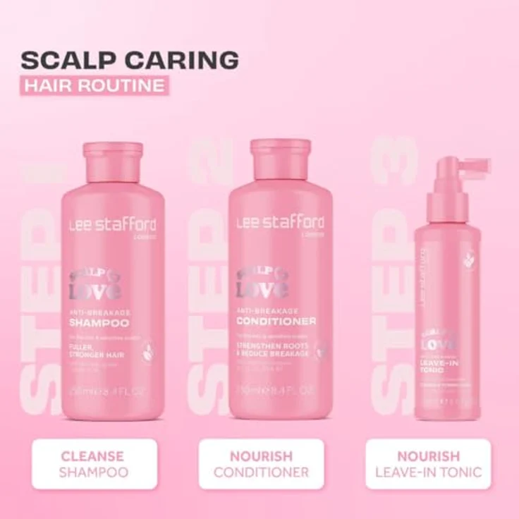 Lee Stafford Scalp Love Anti-Breakage Shampoo, 250 ml Flüssiges Shampoo zur Stärkung und Reduzierung von Haarbruch – Bild 4