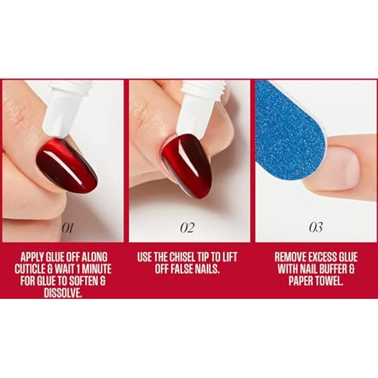 KISS KISS KS Glue Off False Nail Remover Nagelpflegezubehör 13.5 ml – Bild 9