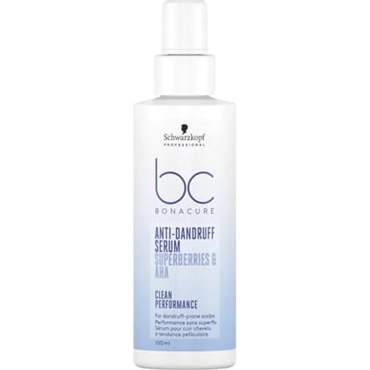 Schwarzkopf Professional Bonacure Anti Dandruff Serum Hair Serum For Dandruff Prone Scalps Superfood Complex Superberries AHA Eliminates Visible Dandruff Flakes Vegan pH Balanced Formula 100 ml, Vegan & pH Balanced Formula, Superfoods Complex, Superberries AHA – Bild 1