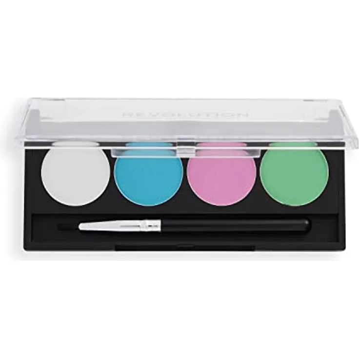 Makeup Revolution, Graphic Liner Palette, Coloured Eyeliner, Pastel Dream, 4 x 1.35g