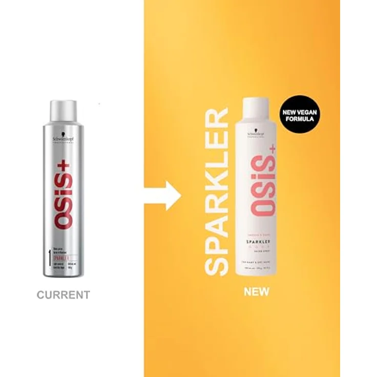 Schwarzkopf Professional Osis+ Sparkler Glanzspray 300 ml - Geeignet für verschiedene Sportarten und Aktivitäten, langlebig – Bild 2