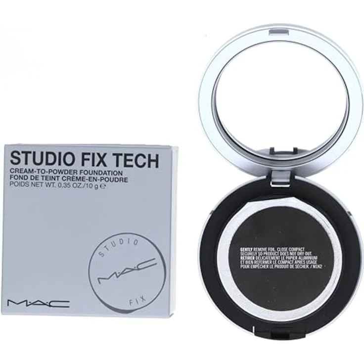 MAC Cosmetics Studio Fix Cream-to-Powder Foundation, kompakte hybride Puder-Foundation, mittlere Deckkraft, Farbton NW10, 10 g – Bild 1