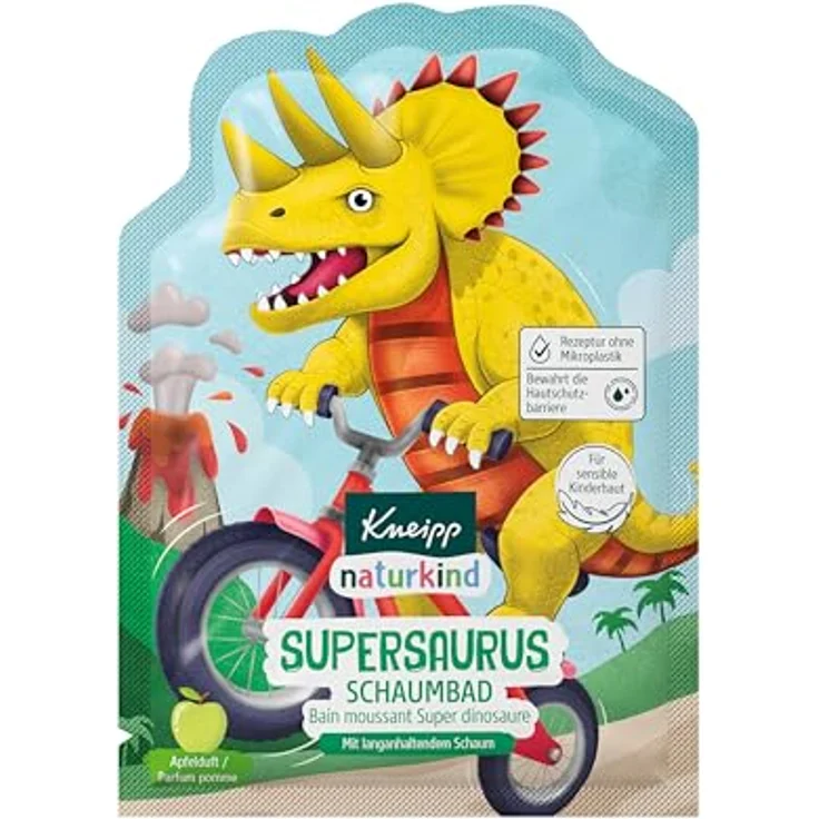 Kneipp Badesalz Naturkind Supersaurus, Badezusatz für Kinder, 40ml Packung – Bild 3