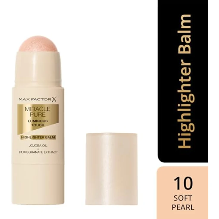 Max Factor Miracle Pure Luminous Touch, Cremiger Highlighter mit lichtreflektierenden Pigmenten, Farbton 10 Soft Pearl, 6 g – Bild 3