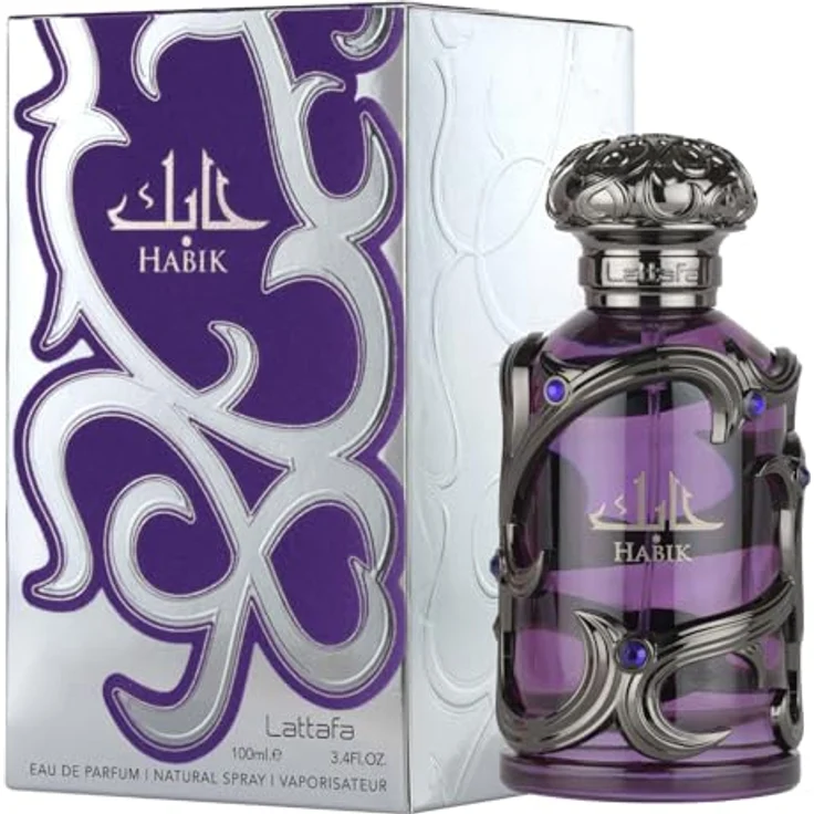 Lattafa Habik Eau de Parfum Spray, Spicy Aromatic Woody Musky Duft für Männer, 100 ml, lange Haftung und ethisch produziert – Bild 2