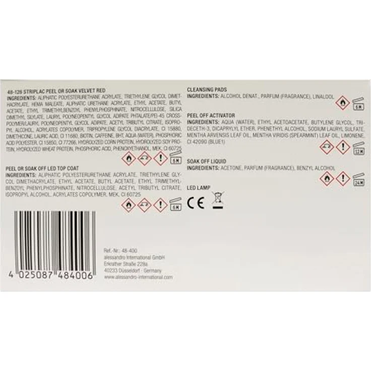 Alessandro Striplac Peel or Soak Starter Set – Bild 4
