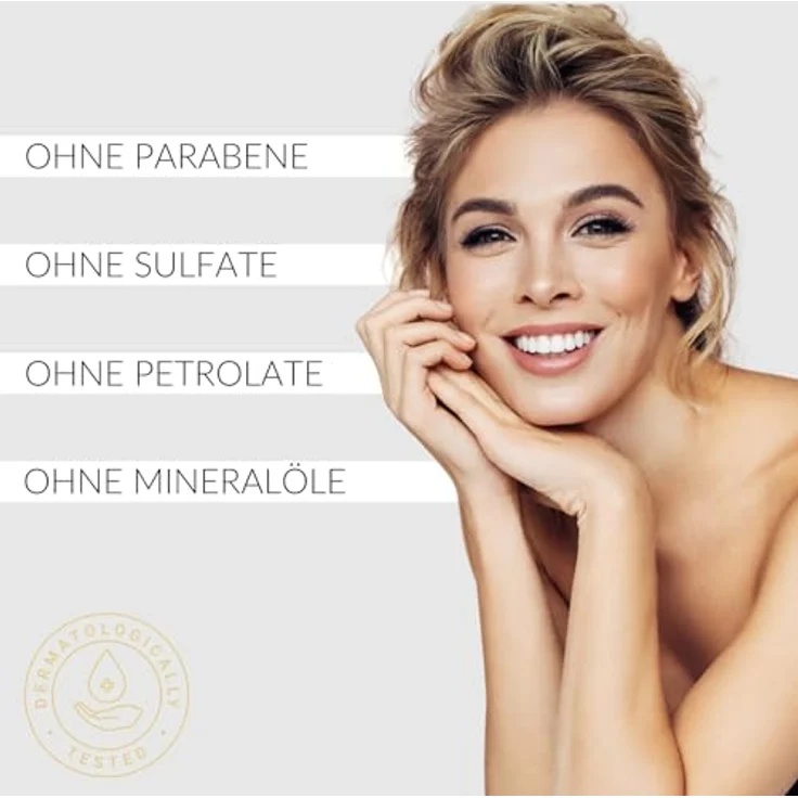 M PURE MINERAL DEAD SEA COSMETICS Pure Mineral Haarserum mit Rizinusöl, 100ml - Fördert Haarwachstum, reduziert Spliss, ohne Sulfate, Parabene und Petrolate – Bild 3