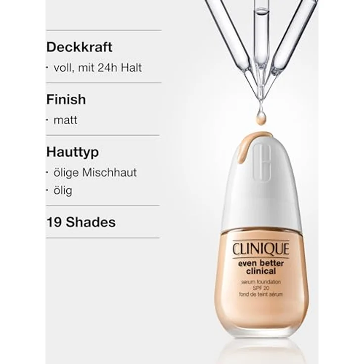Clinique Even Better Clinical Serum Foundation CN 90 Sand 30 ml – Bild 6