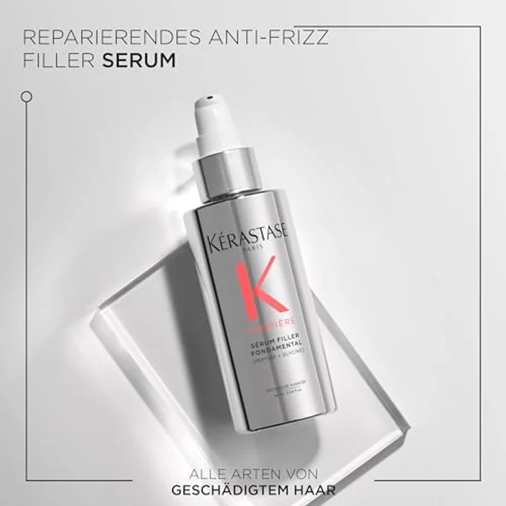 Kérastase Première, Reparierendes Anti-Haarbruch und Anti-Frizz Serum für geschädigtes Haar, Mit Peptiden und Glycin, Sérum Filler Fondamental Hair Serum, 90 ml – Bild 2