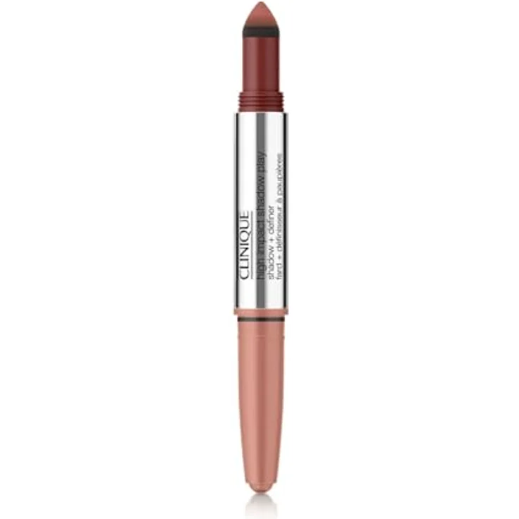 Clinique High Impact Shadow Play™ Shadow & Definer, Lidschatten-Stift Duo, Farbton Strawberry + Chocolate, 1,9 g, mit Langzeiteffekt und einfacher Anwendung – Bild 1