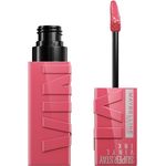 Maybelline New York flüssiger Lippenstift, Liquid Lipstick mit 16 Stunden Halt und glänzendem Finish, Super Stay Vinyl Ink, Nr. 145 Rogue, 4,2 ml