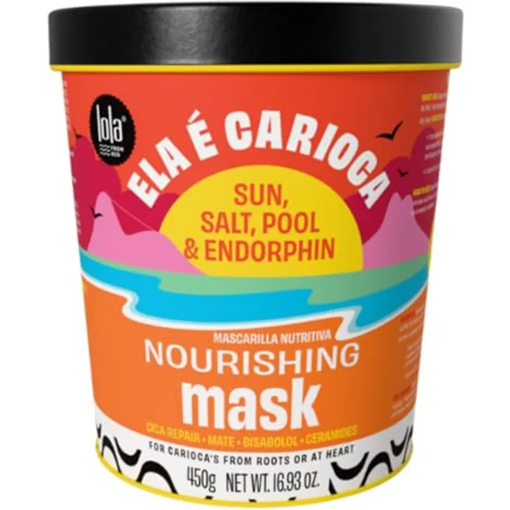 Lola Ela É Carioca Máscara Hidronutritiva, 450g - Intensive Feuchtigkeit für trockenes und stumpfes Haar