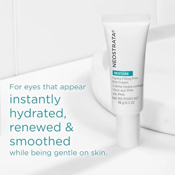 Neostrata Hydra Filling PHA Eye Cream, Augencreme für empfindliche und trockene Haut, feuchtigkeitsspendend und straffend, 15 g – Bild 8