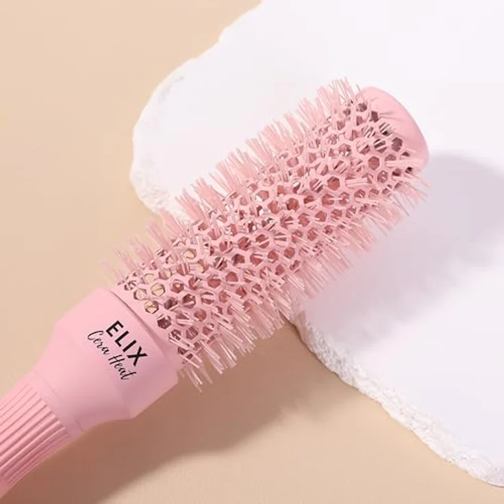 Sister Young ELIX NV-32 Rundbürste, keramische Stylingbürste mit 32 mm Durchmesser und antistatischen Borsten für voluminöse Frisuren – Bild 6