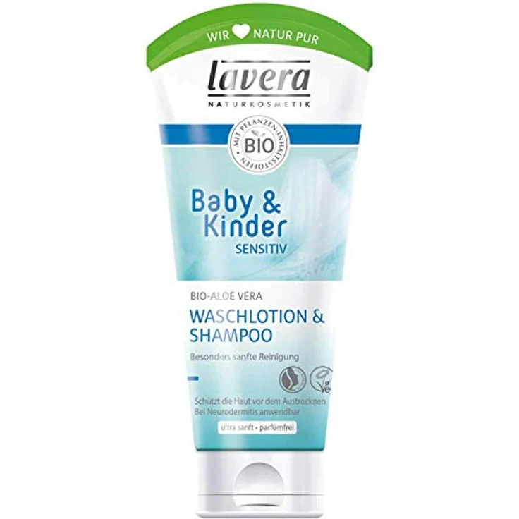 Lavera Baby & Kinder Neutral Waschlotion & Shampoo 200 ml – Bild 2