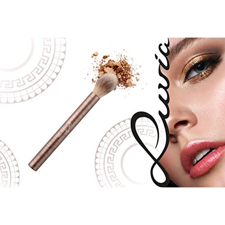 Luvia Cosmetics Kosmetikpinsel-Set Mini Prime Vegan, 4 tlg., in Reisegröße Make-up Accessoires Set, Dekorative Kosmetik Make-up Accessoires – Bild 4