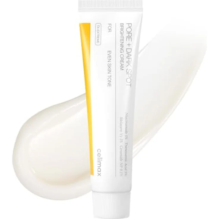 celimax Pore+Dark Spot Brightening Cream | 35 ml mit Niacinamid, Tranexamsäure, Porenminimizer, feuchtigkeitsspendend, für empfindliche Haut, hypoallergen – Bild 1