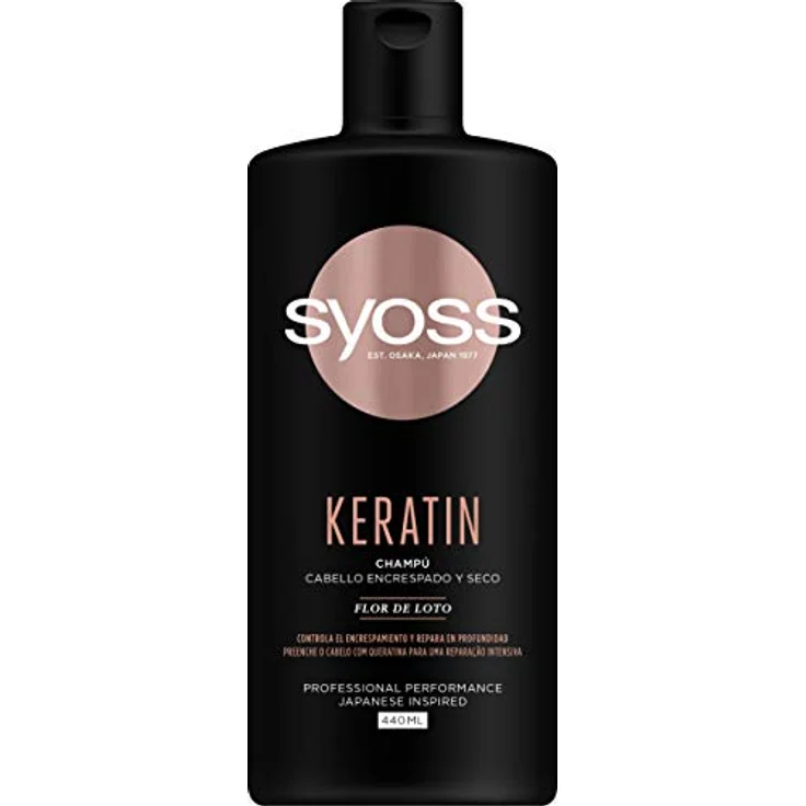 Syoss Champú Keratin 440Ml Es/Pt - Haarpflege Shampoo mit Keratin, 440 ml – Bild 1