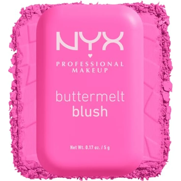 NYX Professional Makeup Buttermelt Blush 5 g, cremiges Rouge in der Farbe MY BUTTA HALF mit pflegender Formel und Mangoduft – Bild 11