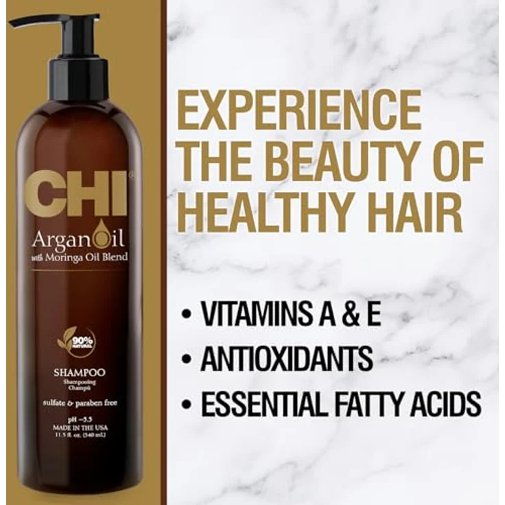 Chi Argan Oil Shampoo 355 ml – Bild 2