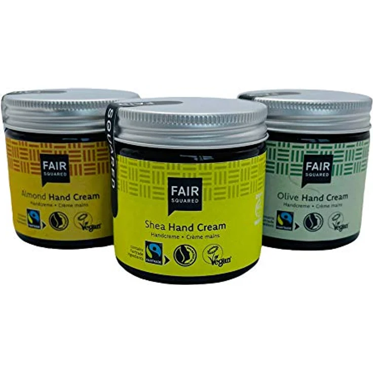 AIR SQUARED Hand Creme Olive 50 ml - Handpflege für trockene Haut - vegane Naturkosmetik - Zero Waste im Mehrweg-Glastiegel – Bild 2