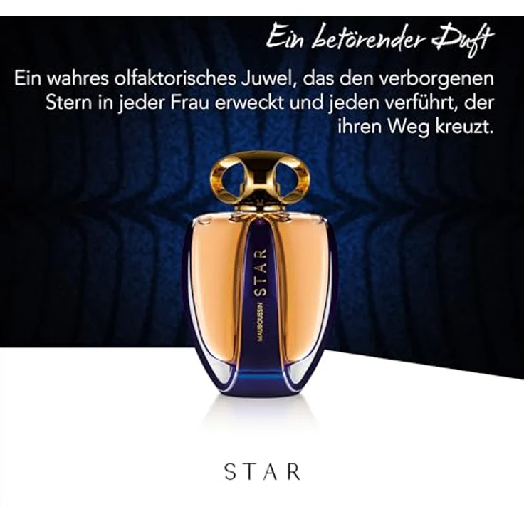 Mauboussin Star Reiseset, Eau de Parfum 90 ml und Reisespray 20 ml, sinnlicher Damen-Duft mit Holz- und Bernsteinnoten – Bild 3