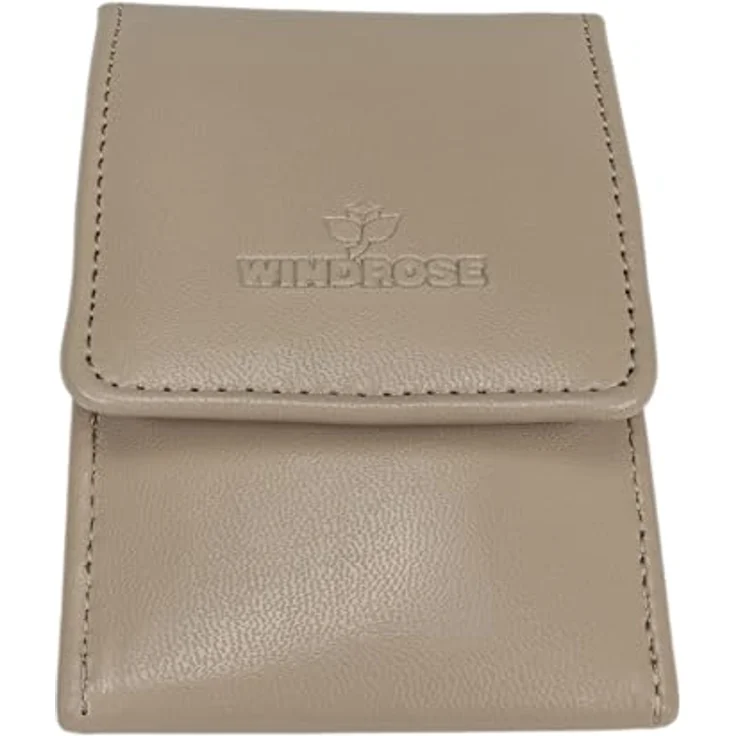 WINDROSE Maniküretui Merino Moda/beige, 4-teiliges Set aus langlebiger Feinsynthetik für optimale Nagelpflege – Bild 3