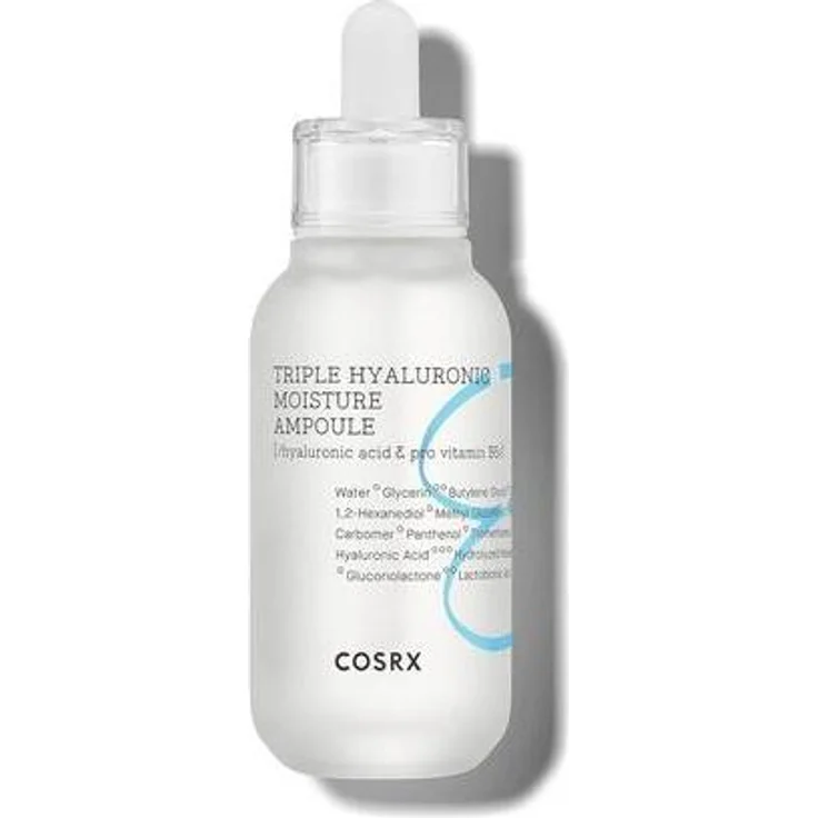 Cosrx Hydrium Triple Hyaluronic Moisture Ampoule, Gesichtsserum mit 3-fach Hyaluronsäure, 40 ml
