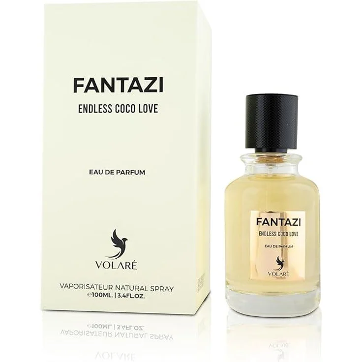 Volare Endless Coco Love | Fresh Fruity Unisex Eau de Parfum, 100 ml | Bergamot & Lemon Zest, Coconut Water
