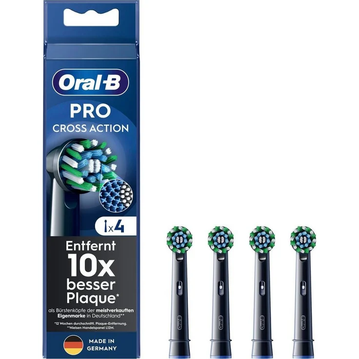 Oral-B Aufsteckbürsten Pro CrossAction, X-förmige Borsten – Bild 1