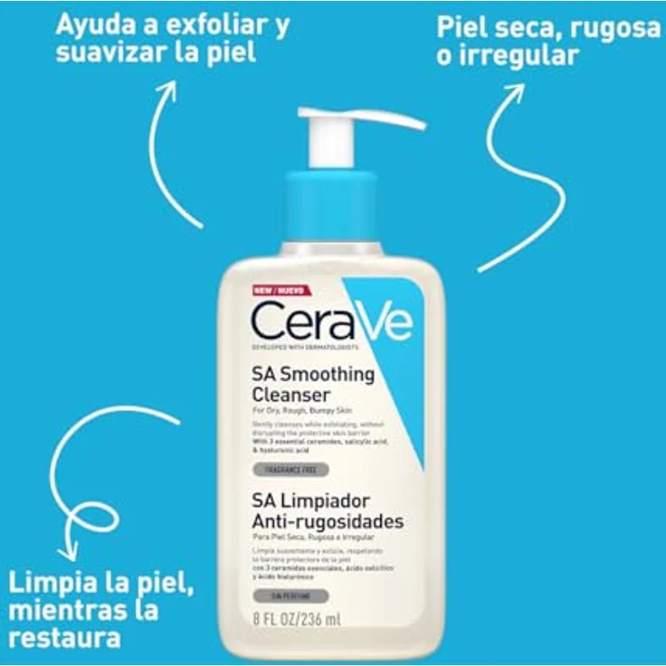 CeraVe SA Reinigung Lotion Reinigungslotion 236 ml mit reinigender Wirkung – Bild 4