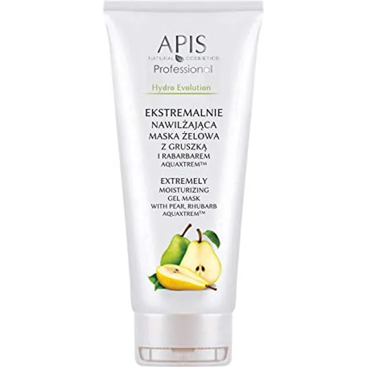 APIS HYDRO EVOLUTION Extrem Hydrierende Gel-Maske mit Birne, Rhabarber Aquaxtrem- Komplex | Extreme und dauerhafte Hydration | 200 ml