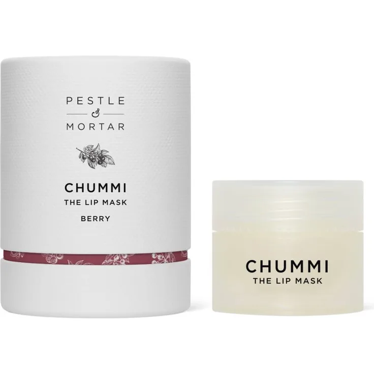 Pestle & Mortar Chummi Berry Lippenmaske, feuchtigkeitsspendend und regenerierend, 20 g, vegan