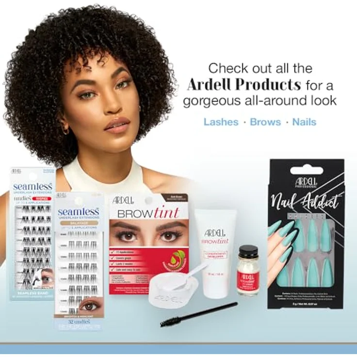 Ardell Seamless Refill Light Modern, Künstliche Wimpern Balayage, 32 St., Natürliches Aussehen, Leichtes Wimpernband – Bild 6