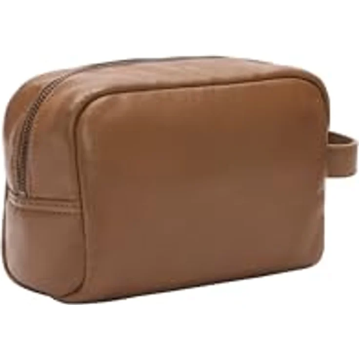 Liebeskind Kulturbeutel S aus 100% Leder, 19 cm x 9 cm x 12 cm, braun – Bild 2