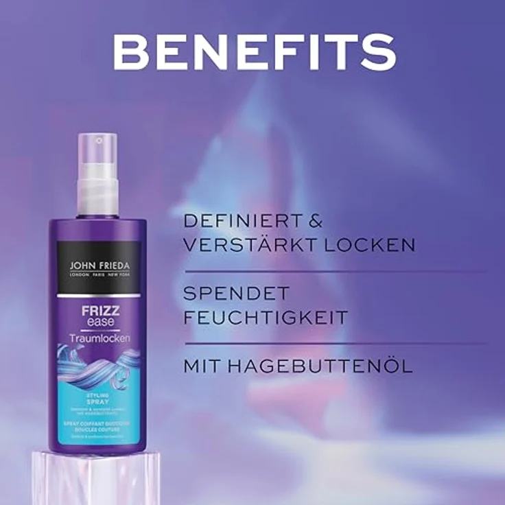 John Frieda Haarpflege Frizz Ease Traumlocken Tägliches Styling Spray 200 ml – Bild 4