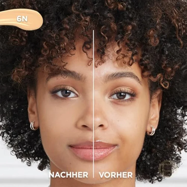 L'Oréal Paris True Match Radiant Serum Concealer 6N, Feuchtigkeitsspendend und aufpolsternd, Gesichts Make-Up mit Hyaluronsäure und Koffein, 11 ml – Bild 2