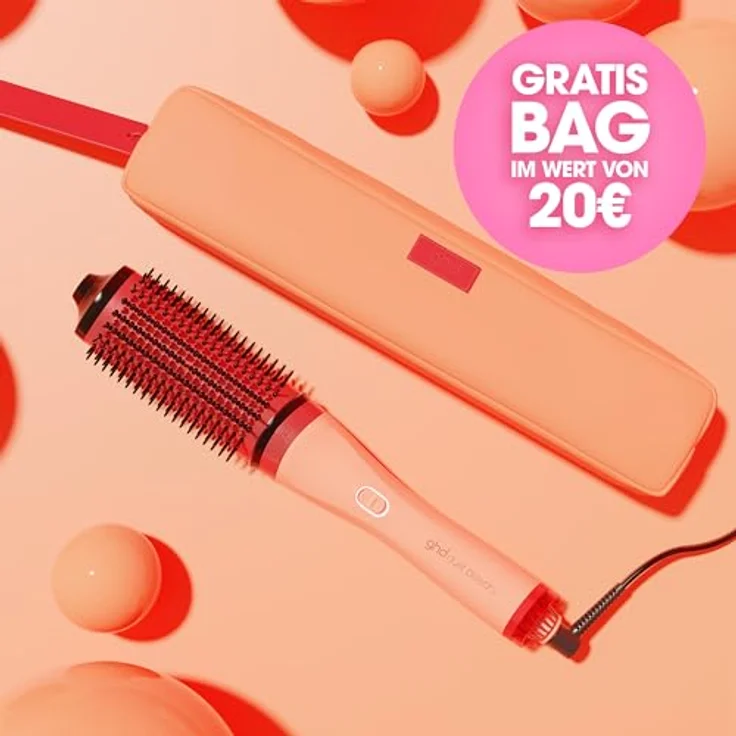 ghd ghd duet blowdry™ Warmluftbürste in Sunkissed Peach, 2-in-1 Haarföhn mit Heat-Air Xchange Technologie™ und Hitzeschutz-Etui – Bild 3