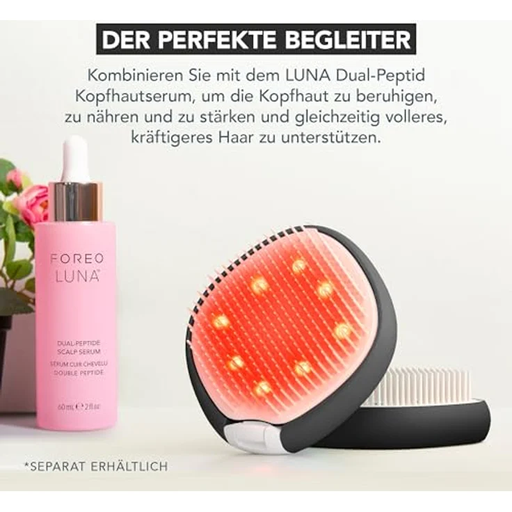 FOREO FLIP Play LED Haarbürste, 3-in-1 Entwirrbürste mit rot, blau & grünem Licht, wasserdicht & kabellos, für alle Haartypen – Bild 5